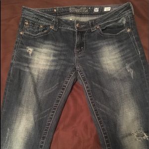 Miss Me Bootcut Jeans w/ pocket bling